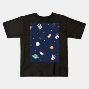 Space Pattern Kids T-Shirt